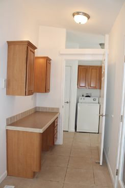 desk to laundry room